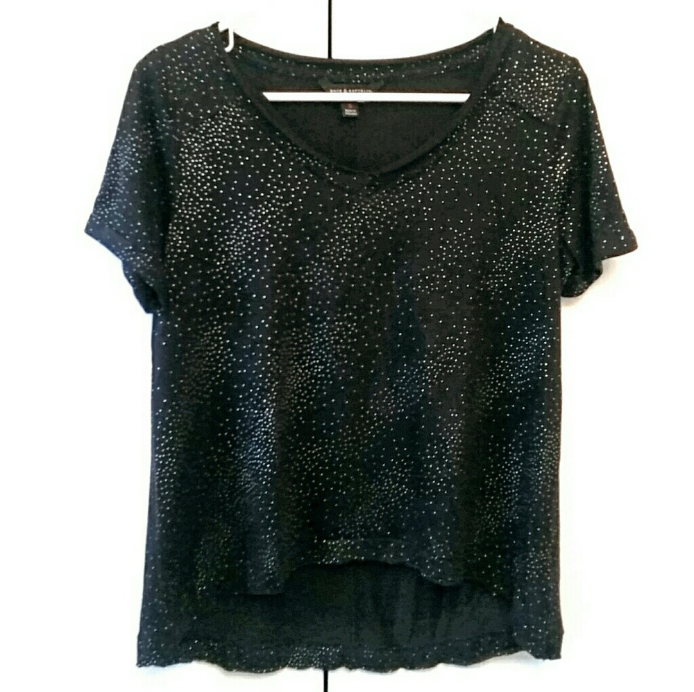 Rock & Republic Silver Stary Night T-shirt